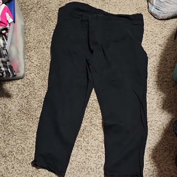 Just My Size Black Straight Leg Jeans. Plus Size 24w - Picture 2 of 4